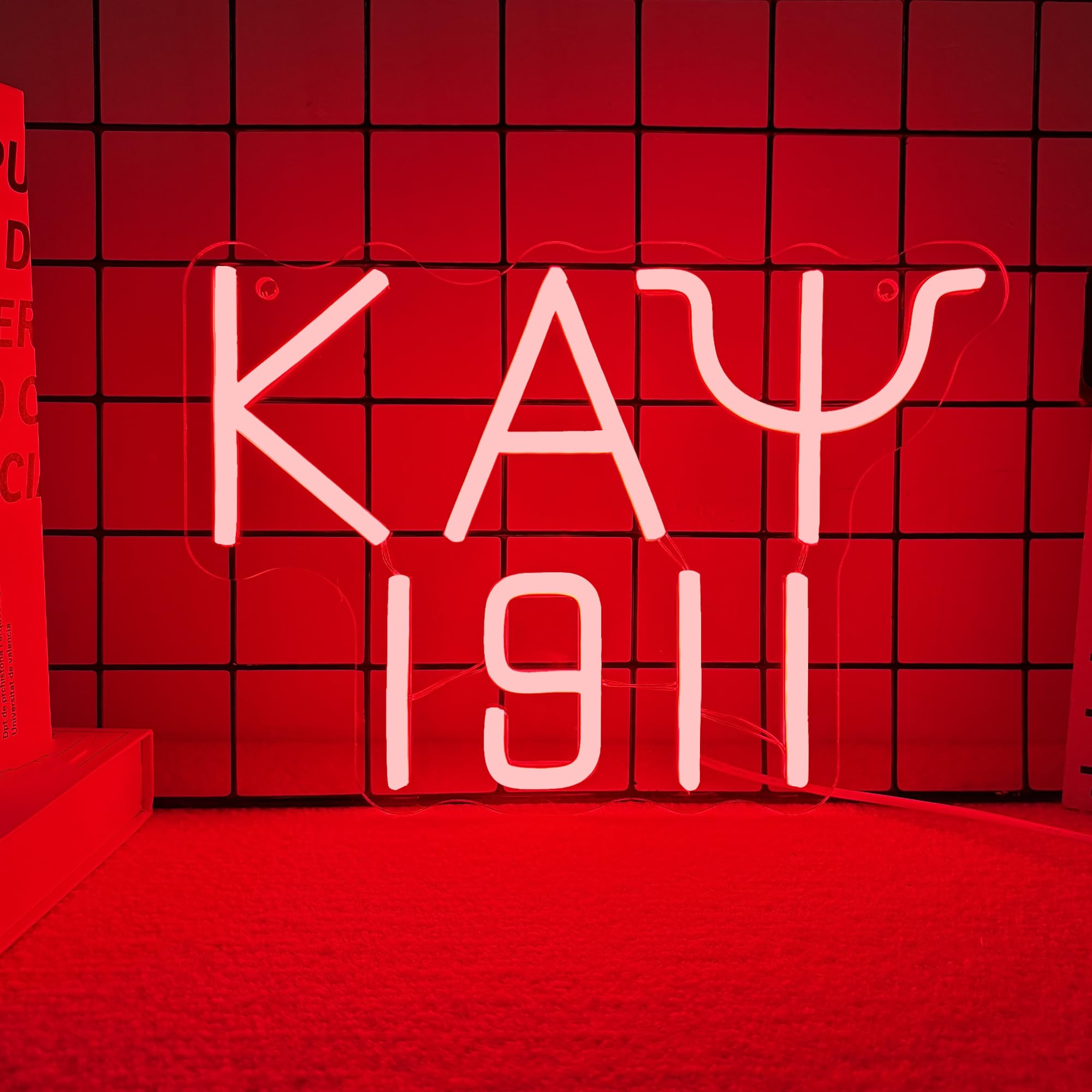 Kappa Alpha Psi 1911 Fraternity Neon Light, Retro Dimmable Led